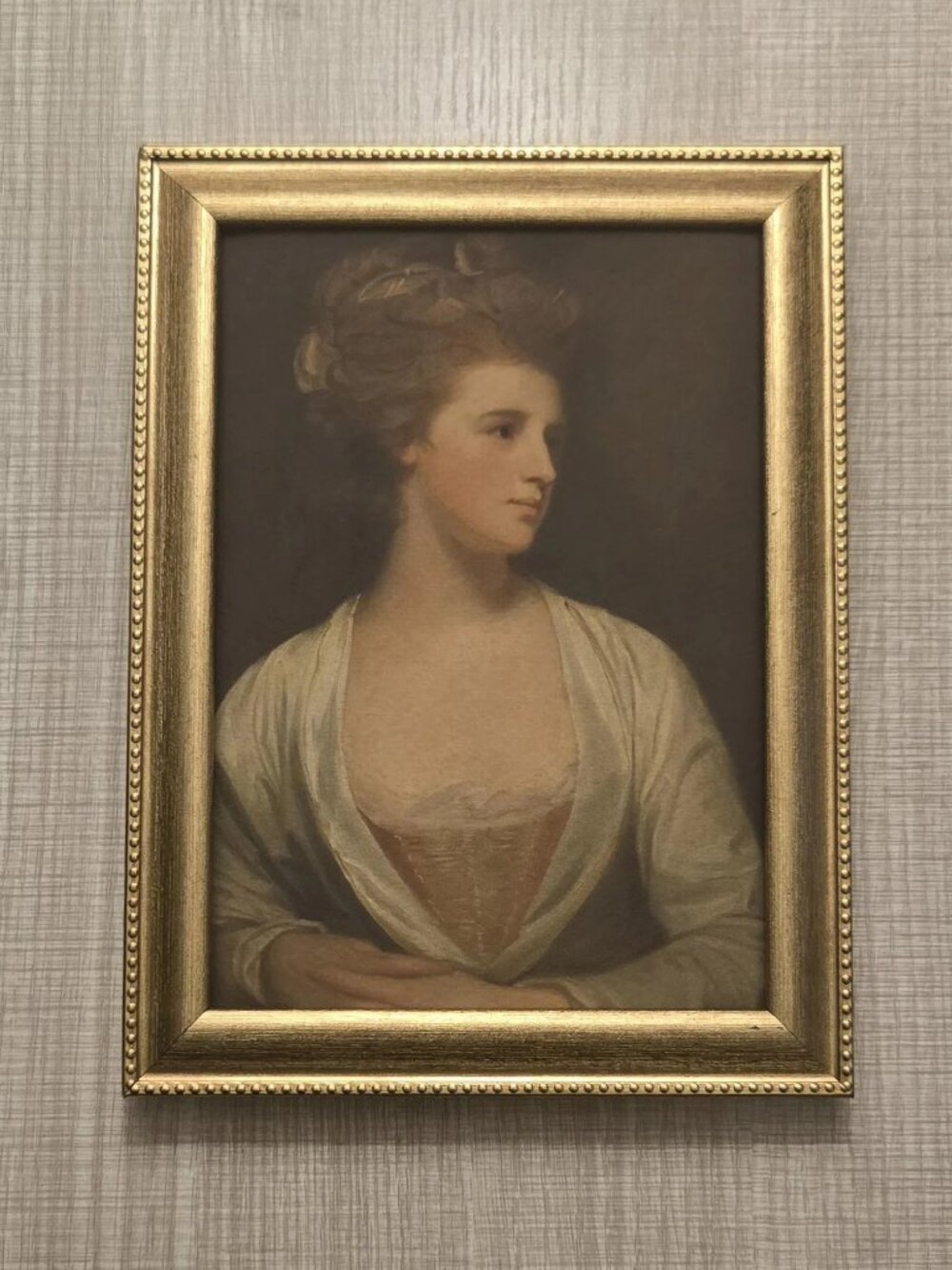 George Romney "Portrait of a Woman" Art Reproduction Print
